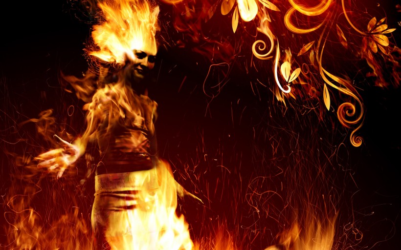 火焰特效熊熊燃烧图片大全