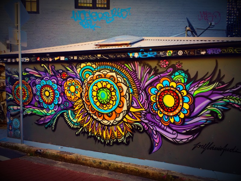 墙上个性的涂鸦图片大全