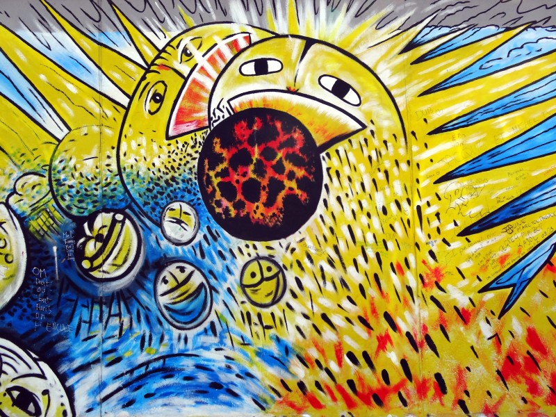 有创意的墙面艺术涂鸦图片