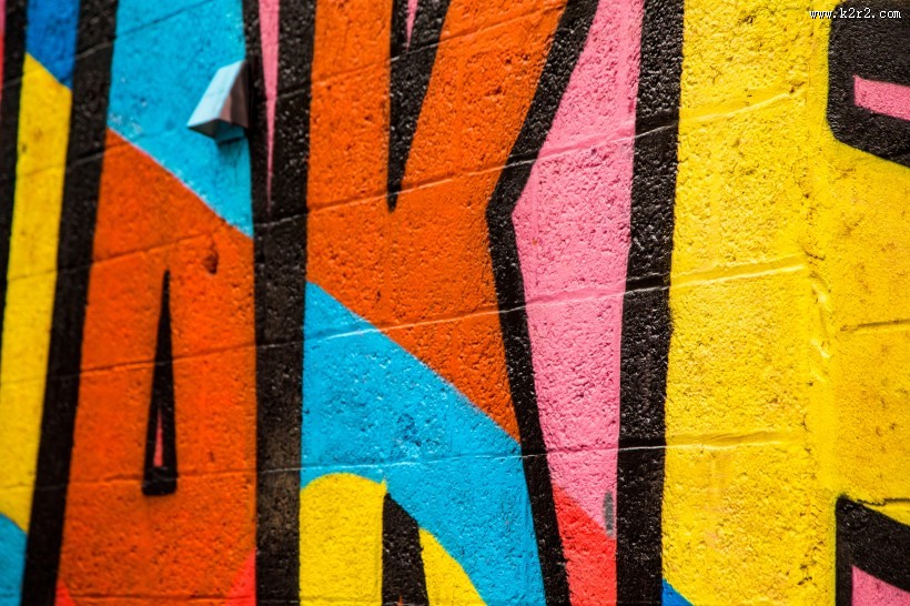 街头墙上的涂鸦艺术图片