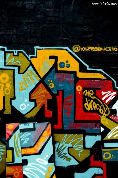 墙上绚丽的涂鸦图片大全