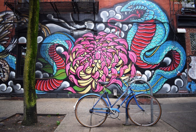 街头的涂鸦图片