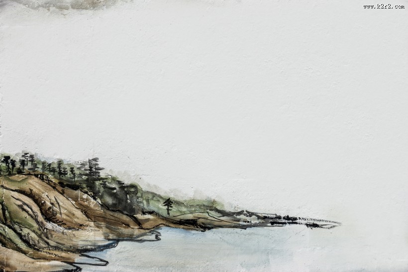 中国风水墨山水画图片