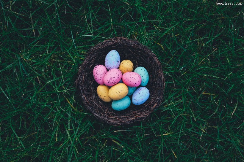 彩色鸡蛋图片