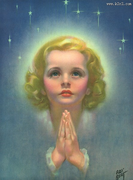 西方天使神话人物彩绘图片