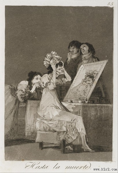 浪漫主义画家戈雅之素描作品图片