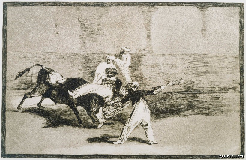 浪漫主义画家戈雅之素描作品图片