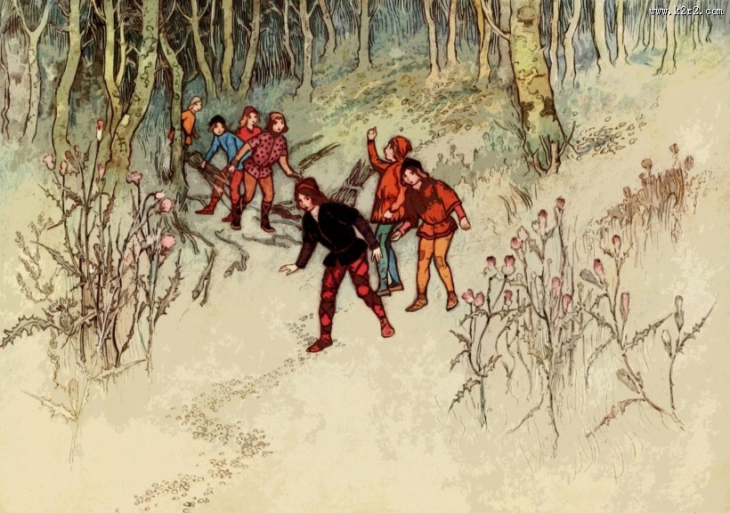 复古童话插画桌面壁纸大全