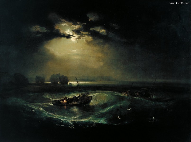 约瑟夫·马洛德·威廉·透纳绘画系列之船图片