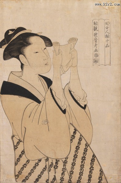 喜多川歌麿绘画系列图片