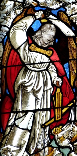 教堂玻璃彩色花窗图片大全