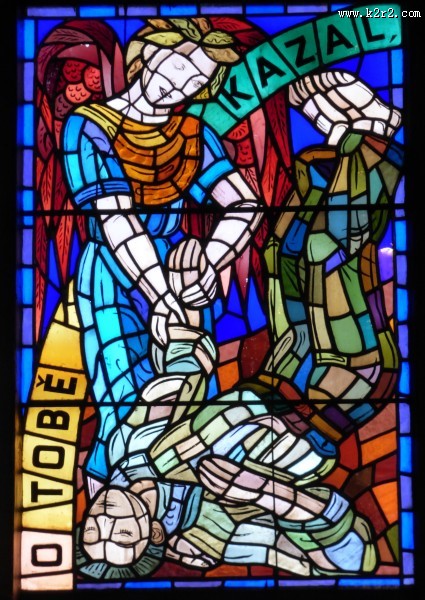 教堂玻璃彩色花窗图片大全