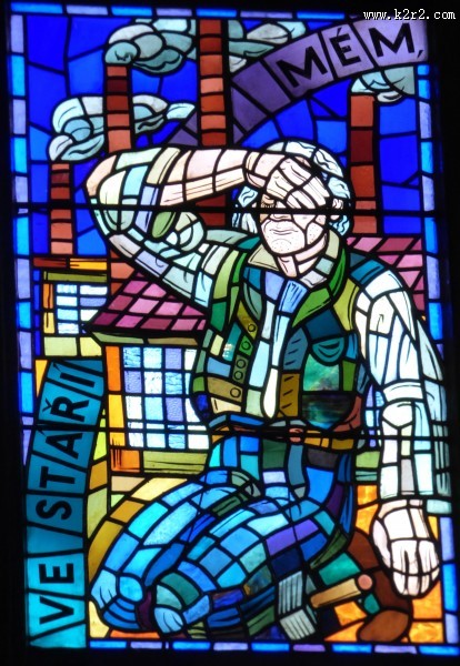 教堂玻璃彩色花窗图片大全
