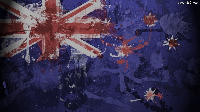 彩绘的各国国旗图片