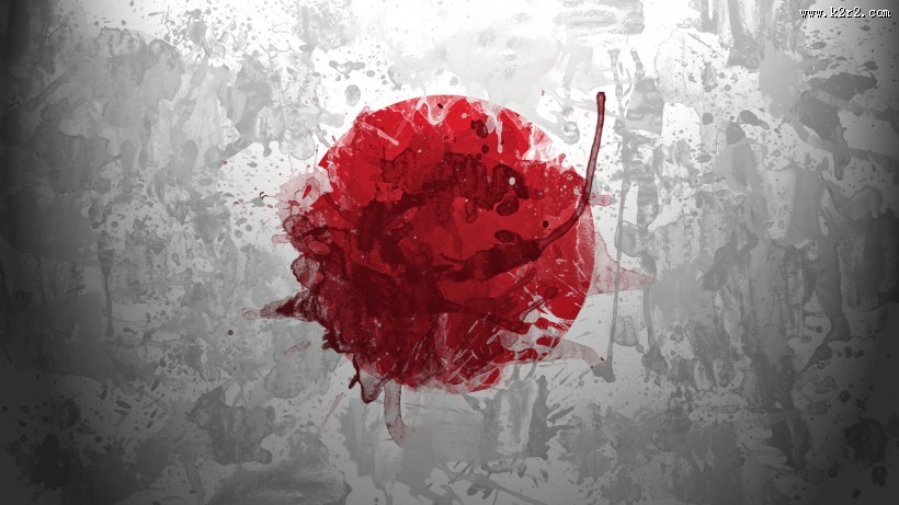 彩绘的各国国旗图片