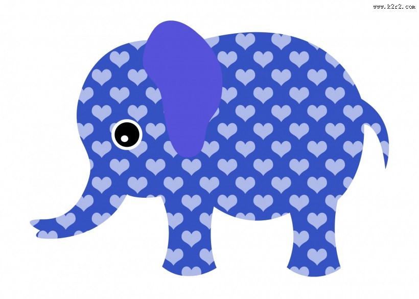 剪贴大象图片