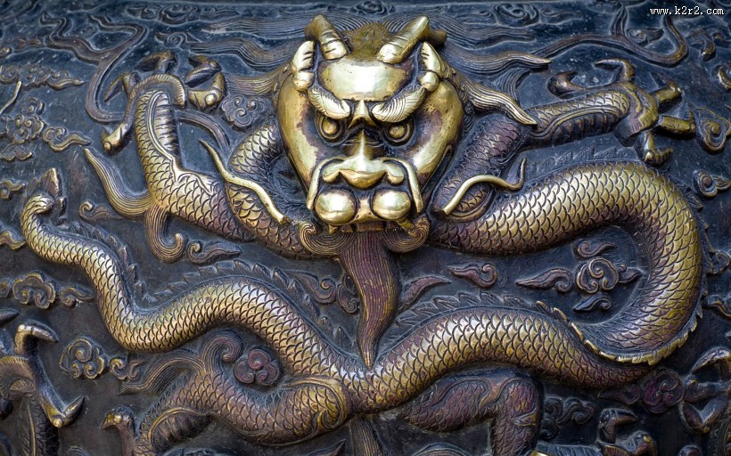龙的雕刻艺术图片