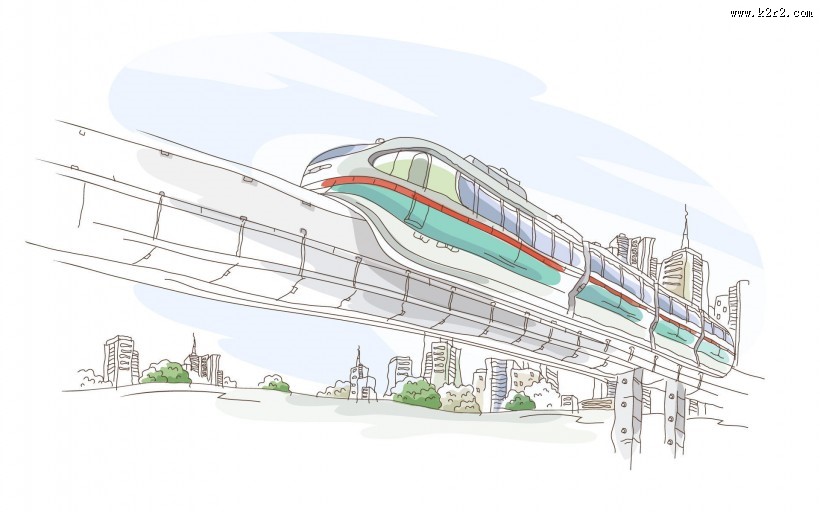 手绘世界风光图片