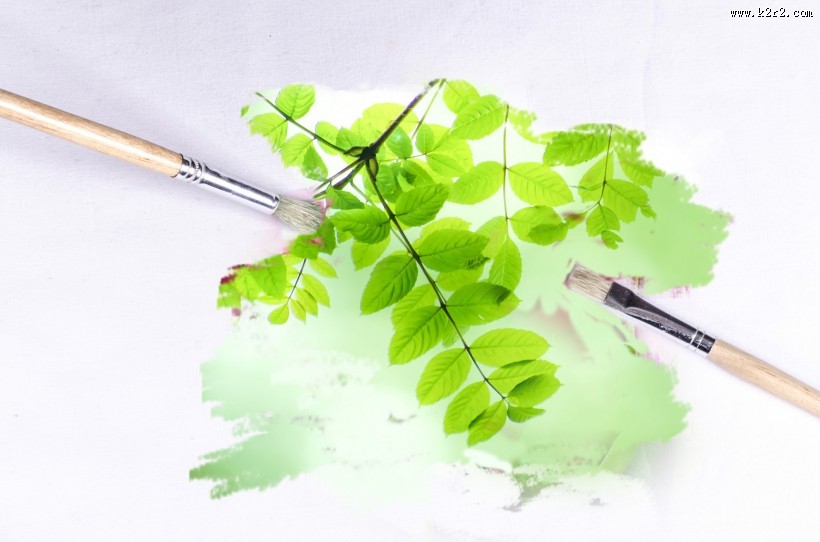 用画笔画油画图片