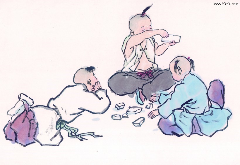 《童心》国画图片大全