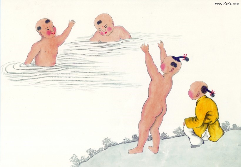 《童心》国画图片大全