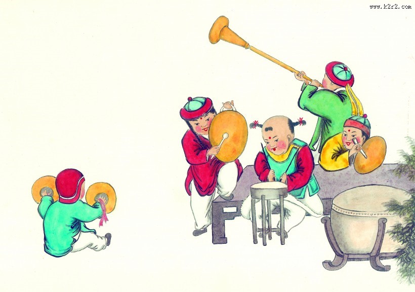 《童心》国画图片大全