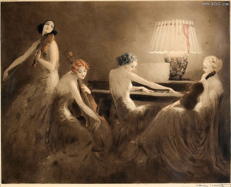 Louis水彩绘画作品大全