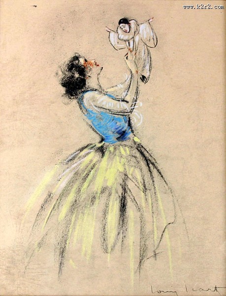 Louis水彩绘画作品大全