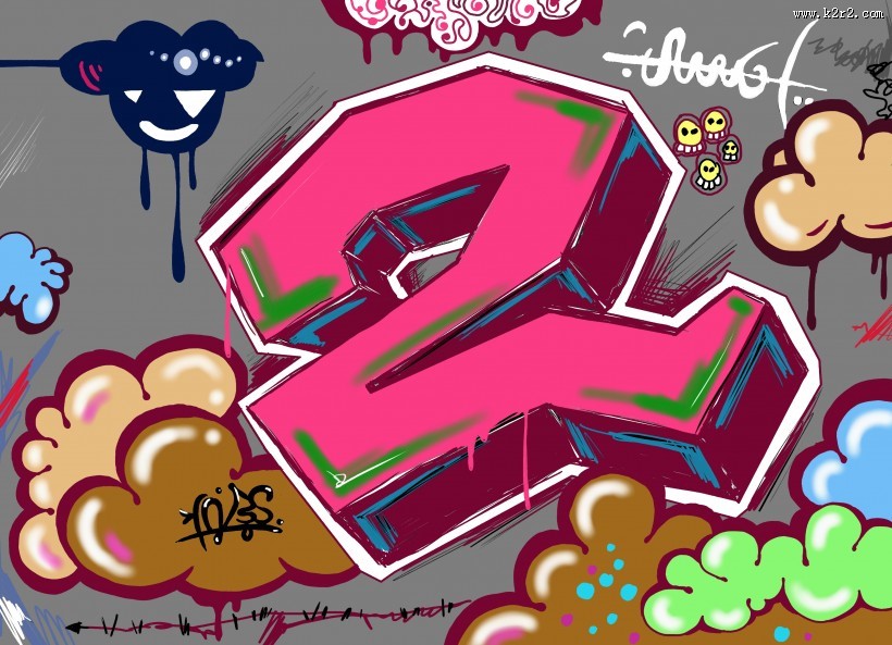 个性人物涂鸦图片