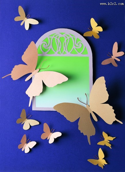 窗外风景纸雕图片大全