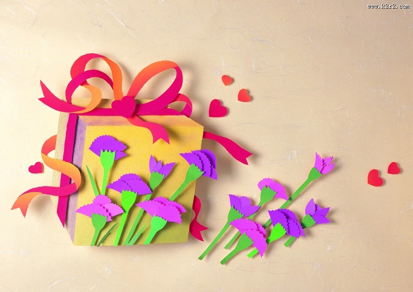 花朵场景纸雕图片大全