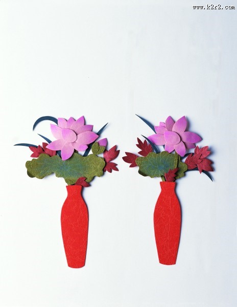 花朵场景纸雕图片大全