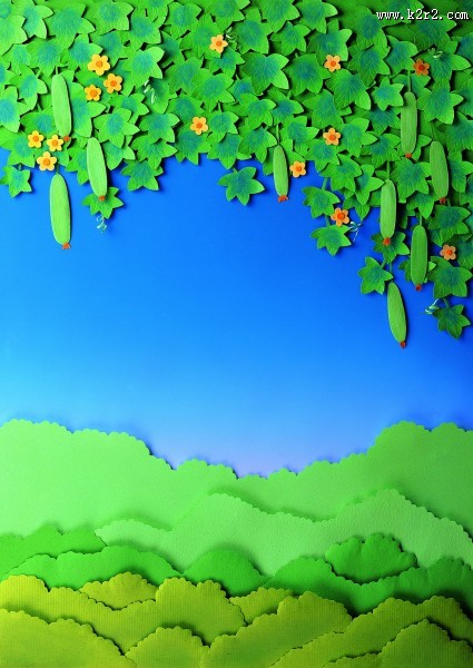 丰收纸雕图片大全