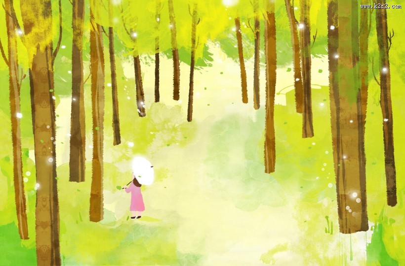 春天插画图片大全第7张