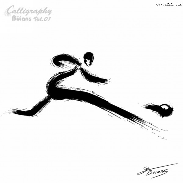 足球运动墨色图片