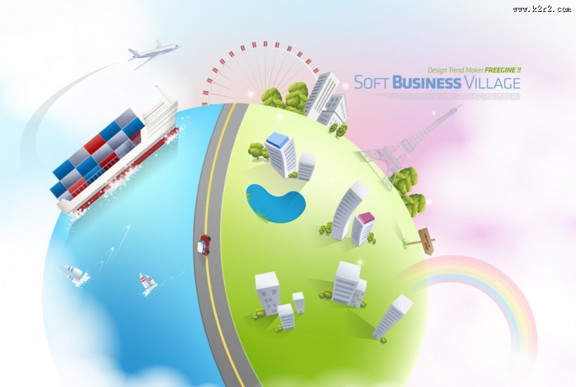 商业背景设计素材图片