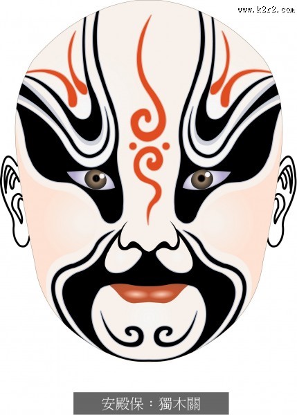 戏剧脸谱大全图片
