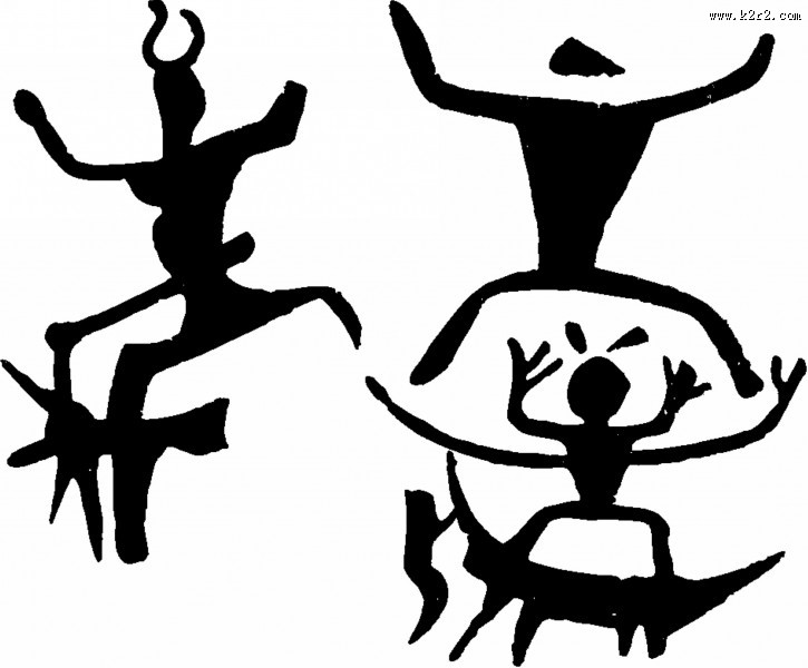 原始社会岩画图片大全