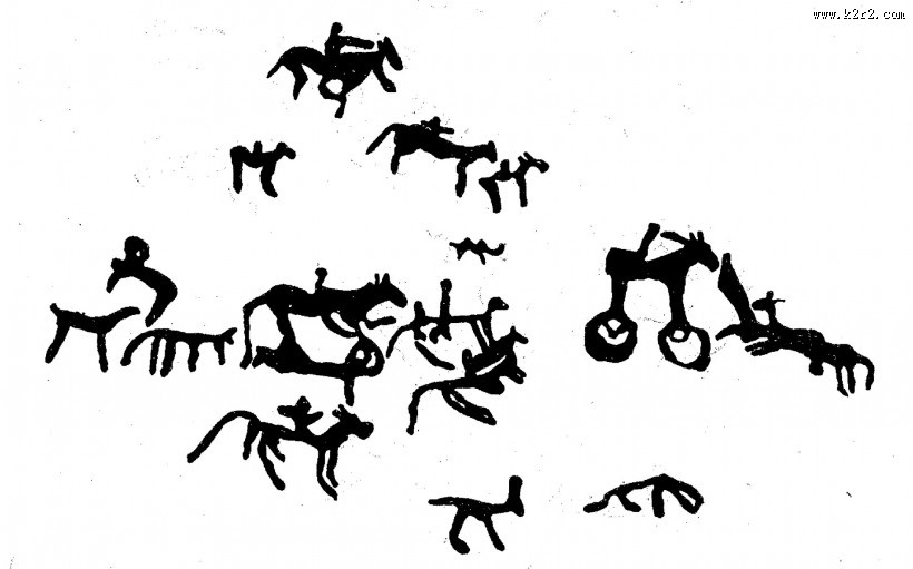 原始社会岩画图片大全