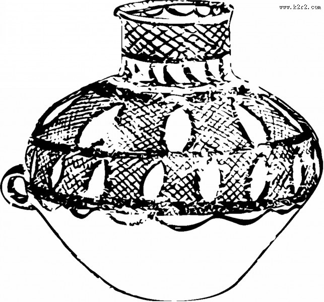 彩陶罐子图片