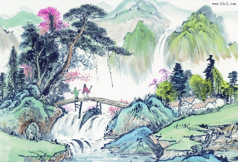 国画山水图片大全