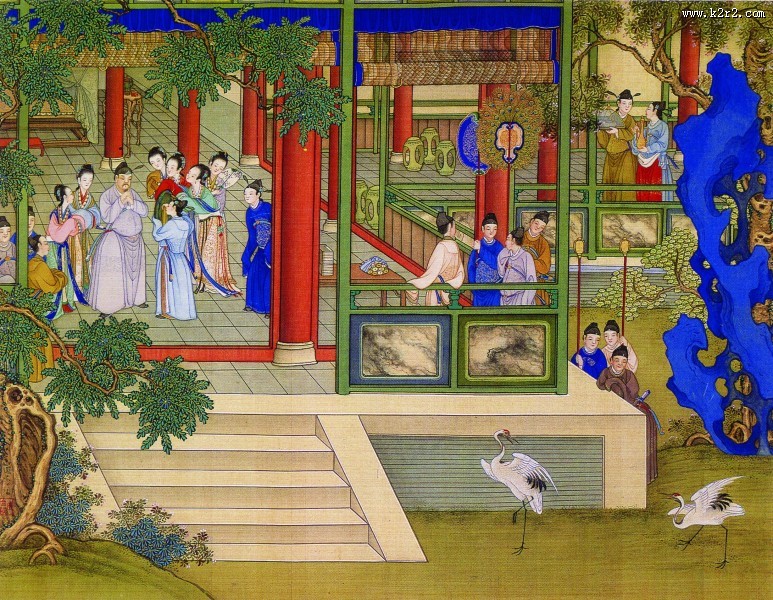 中国古典人物生活图片