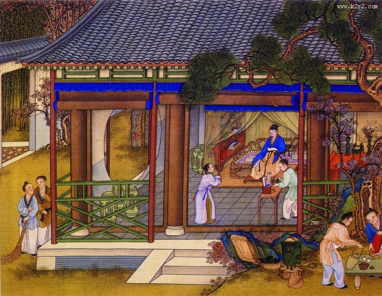 中国古典人物生活图片