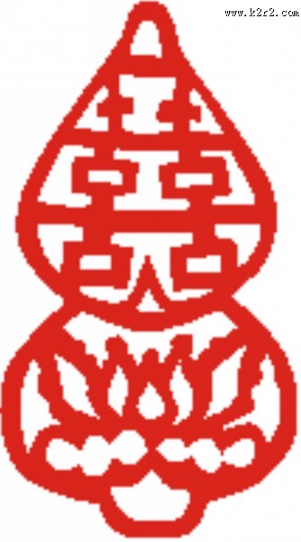 红双喜剪纸图片