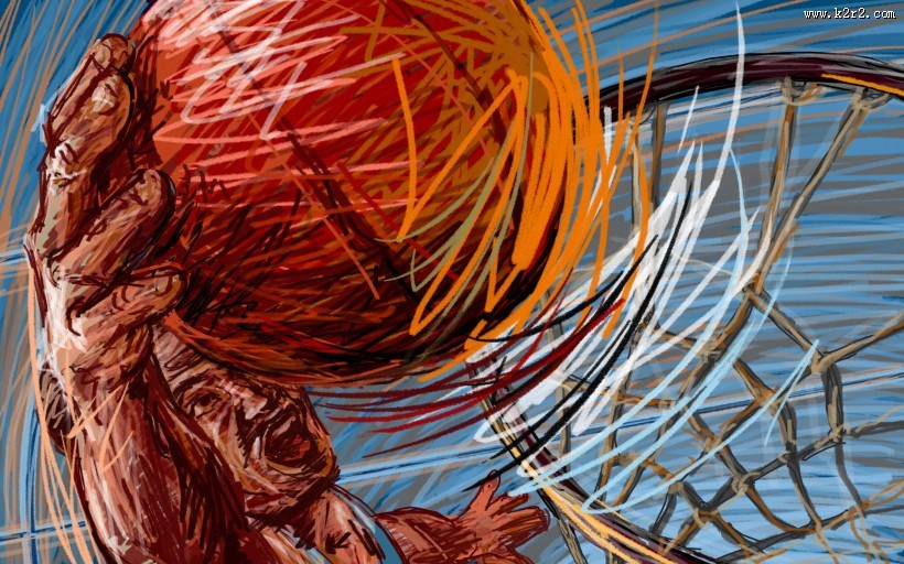 手绘体育运动图片