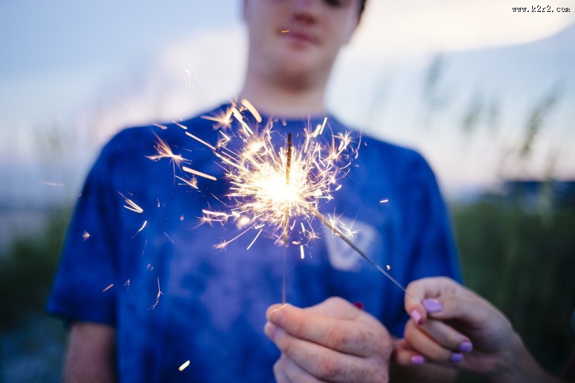 唯美闪耀的星光棒图片