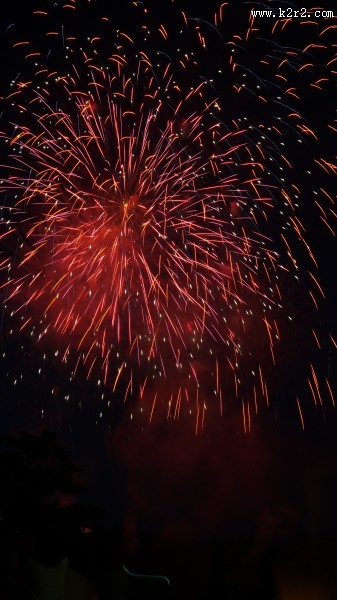 夜空中美丽的烟花图片大全