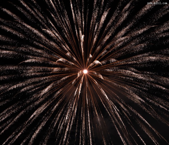 绚丽多彩的烟花图片