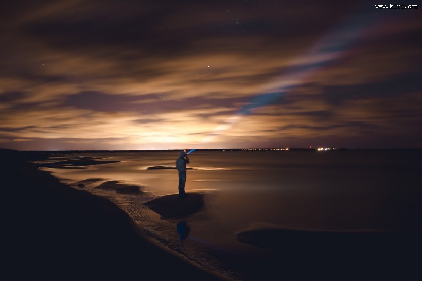 手电筒光束图片大全