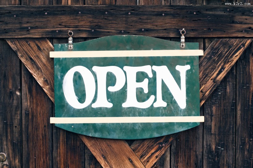 开业的英文标志图片